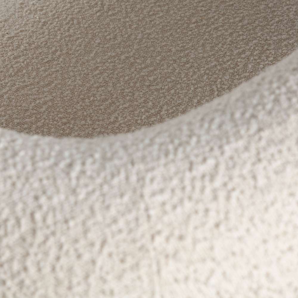 Diamond Sofa - District Accent Chair in Ivory Boucle Fabric w/ Black Metal Frame - DISTRICTCHIV veiw 5