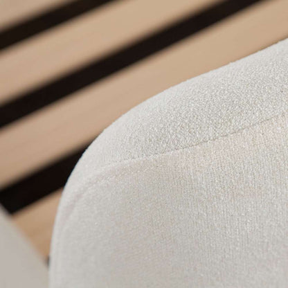 Diamond Sofa - Eve Queen Bed in Elite Ivory Fabric w/ Contoured Headboard & Footboard - EVEIVQUBED veiw 5