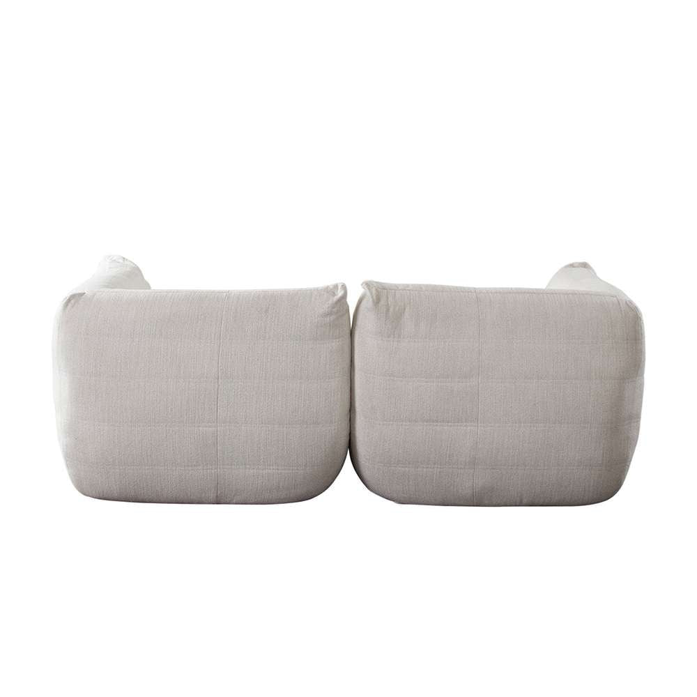 Diamond Sofa - Ezra 2PC Modular Sofa in Cream Fabric - EZRA2SCCM veiw 13