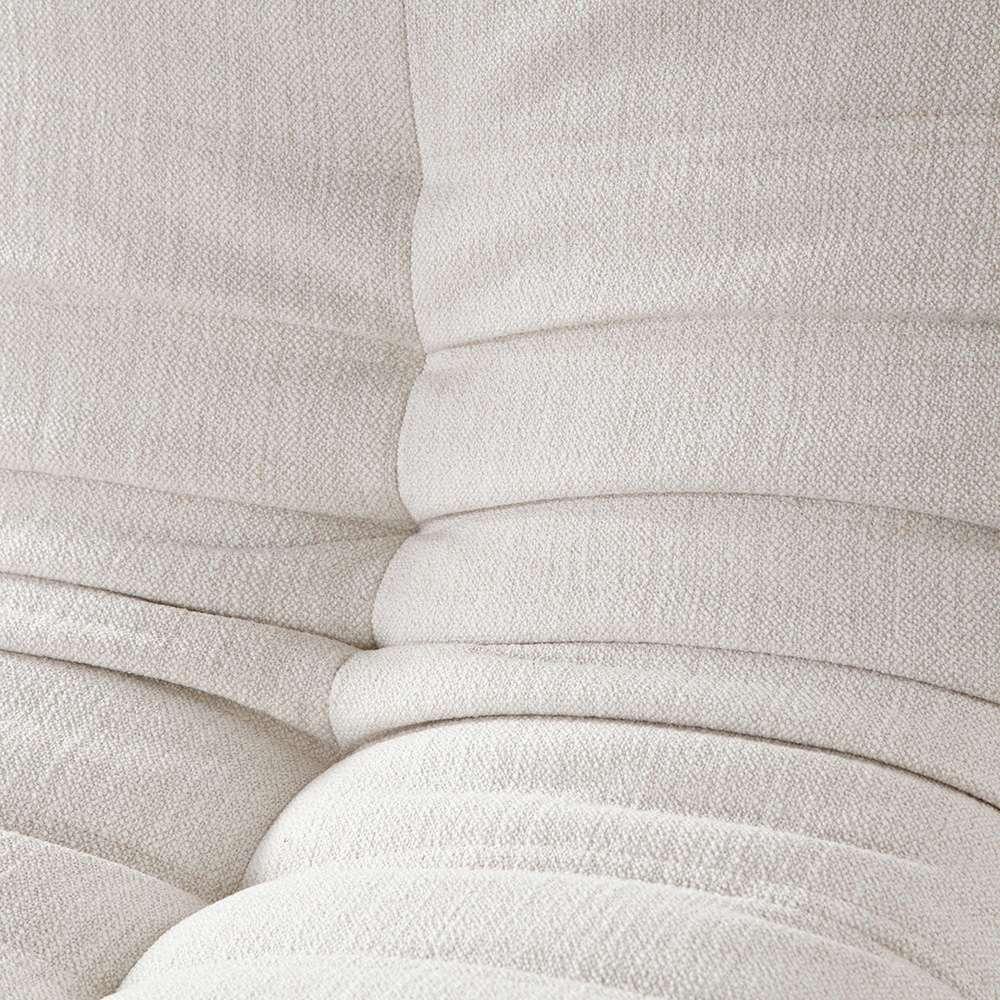 Diamond Sofa - Ezra Armless Chair in Cream Fabric - EZRAACCM veiw 3