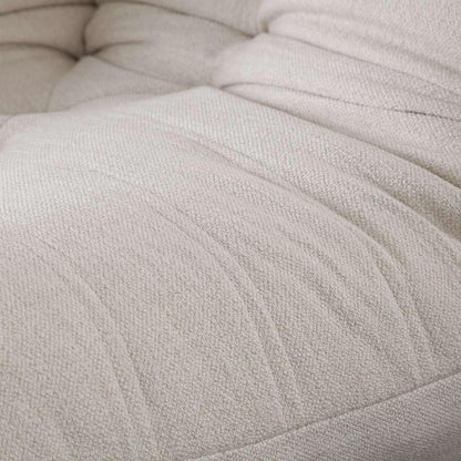 Diamond Sofa - Ezra Armless Chair in Cream Fabric - EZRAACCM veiw 4