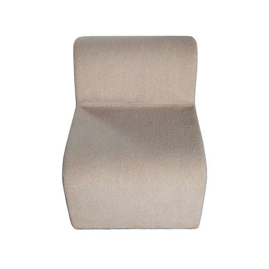 Diamond Sofa - Lana Accent Chair in Camel Looped Shearling Fabric - LANACHCA veiw 1