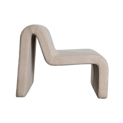 Diamond Sofa - Lana Accent Chair in Camel Looped Shearling Fabric - LANACHCA veiw 7
