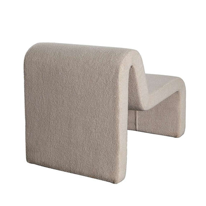 Diamond Sofa - Lana Accent Chair in Camel Looped Shearling Fabric - LANACHCA veiw 9