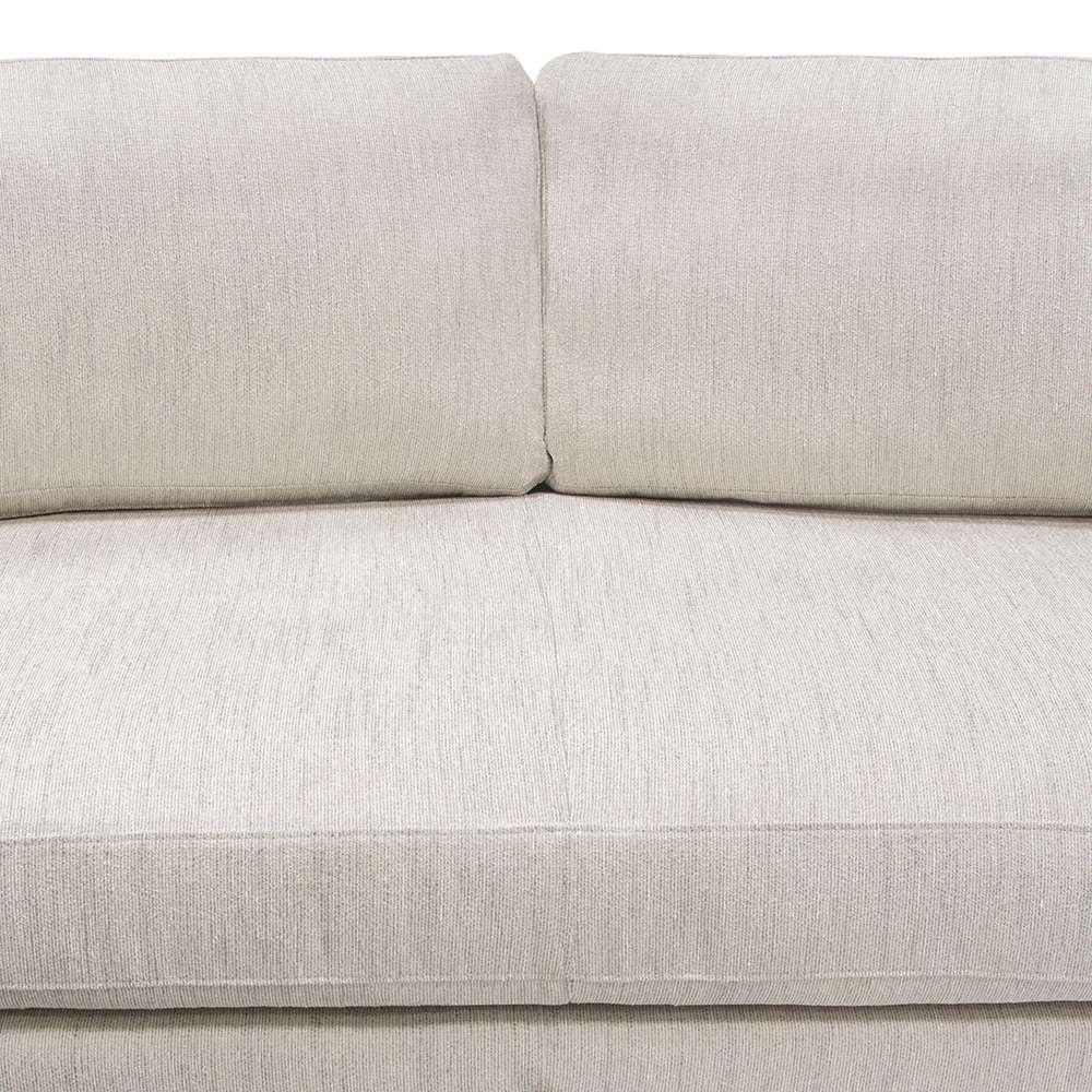 Diamond Sofa - Lane Sofa in Light Cream Fabric with Gold Metal Legs - LANESOCM veiw 4