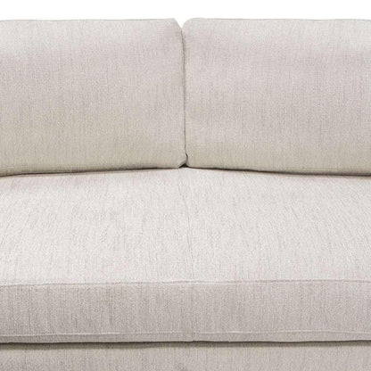 Diamond Sofa - Lane Sofa in Light Cream Fabric with Gold Metal Legs - LANESOCM veiw 4