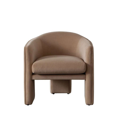 Diamond Sofa - Leyah Accent Chair in Camel Performance Velvet - LEYAHCHCA veiw 1