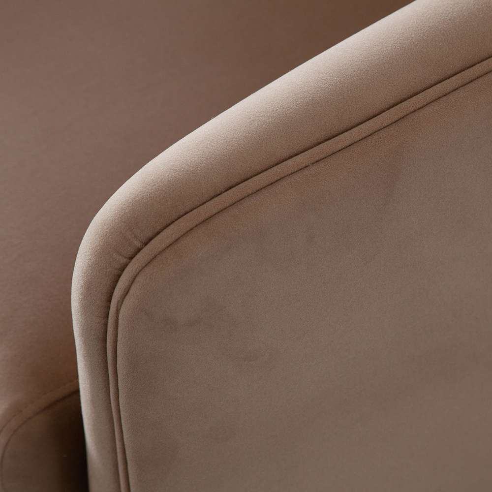 Diamond Sofa - Leyah Accent Chair in Camel Performance Velvet - LEYAHCHCA veiw 4