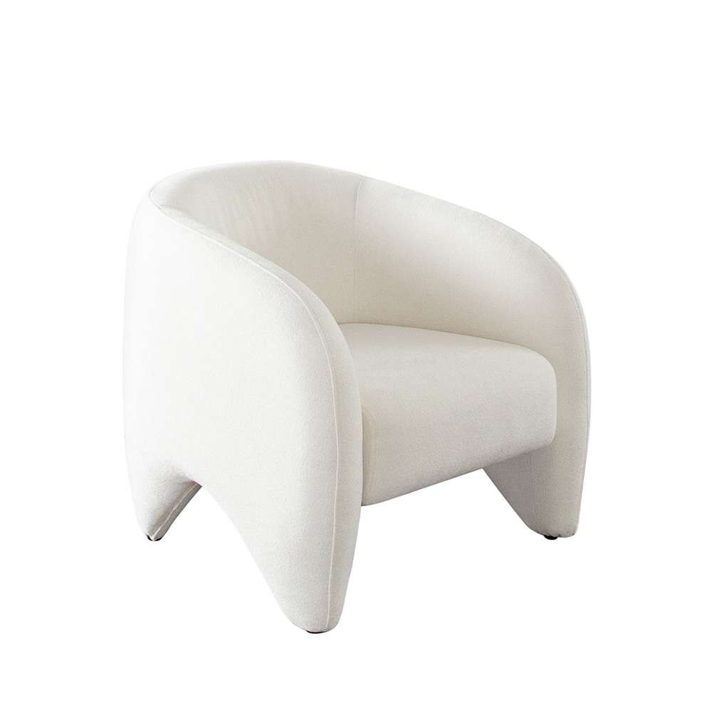 Diamond Sofa - Link Accent Chair in Elite Ivory Fabric - LINKCHIV veiw 2