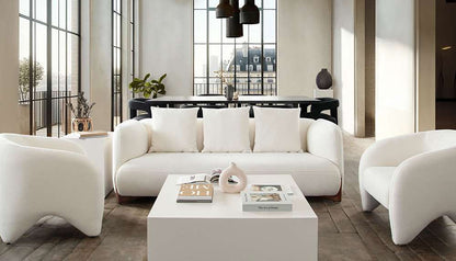 Diamond Sofa - Link Accent Chair in Elite Ivory Fabric - LINKCHIV veiw 8