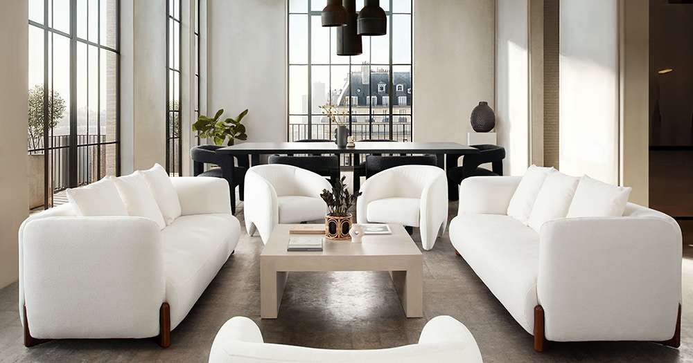 Diamond Sofa - Link Accent Chair in Elite Ivory Fabric - LINKCHIV veiw 10
