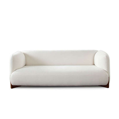 Diamond Sofa - Link Sofa in Elite Ivory Fabric w/ Wood Leg - LINKSOIV veiw 1
