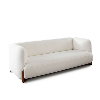 Diamond Sofa - Link Sofa in Elite Ivory Fabric w/ Wood Leg - LINKSOIV veiw 12