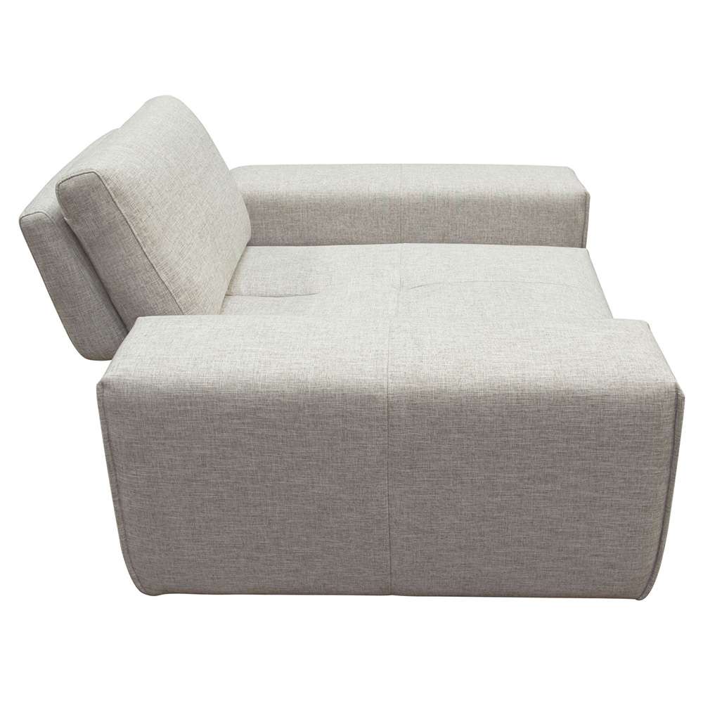 Diamond Sofa - Jazz Modular 1-Seater with Adjustable Backrest in Light Brown Fabric JAZZ1AC2ARLB veiw 10