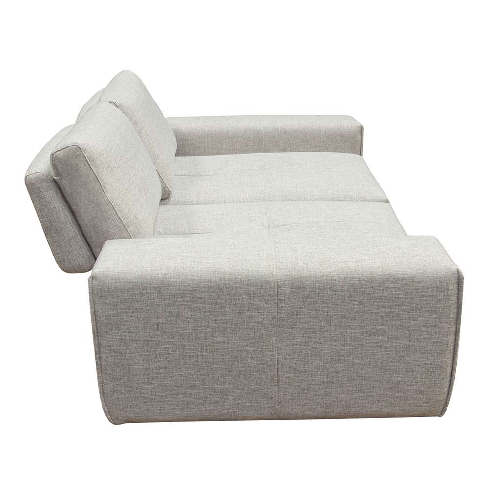 Diamond Sofa Jazz Modular 2-Seater with Adjustable Backrests in Light Brown Fabric - JAZZ2AC2ARLB veiw 8