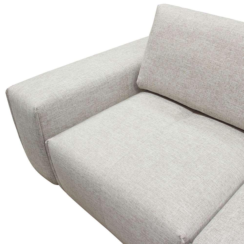 Diamond Sofa Jazz Modular 5-Seater Corner Sectional with Adjustable Backrests in Light Brown Fabric - JAZZ4AC1SC2ARLB veiw 3