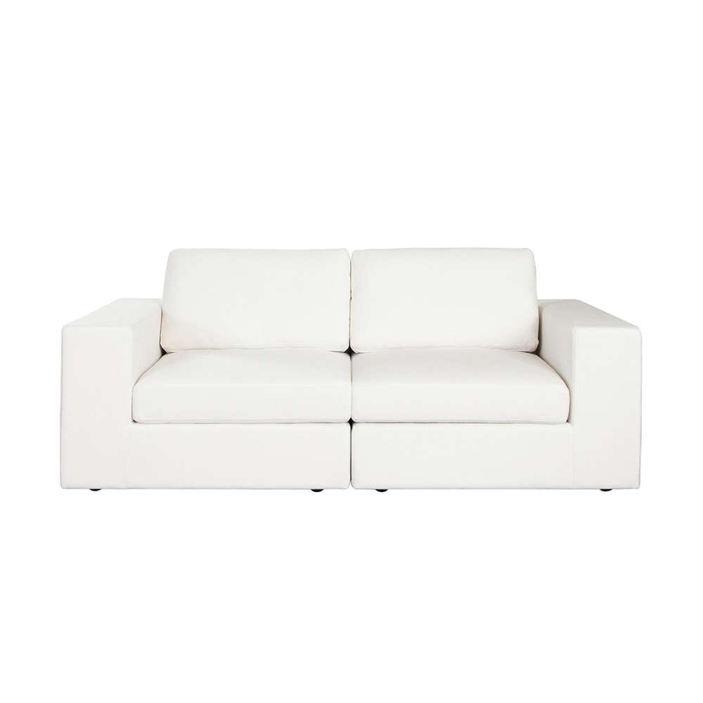 Diamond Sofa - Muse 2PC Modular Sofa in Mist White Performance Fabric - MUSE2SCWH veiw 2
