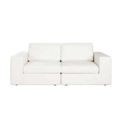 Diamond Sofa - Muse 2PC Modular Sofa in Mist White Performance Fabric - MUSE2SCWH veiw 2