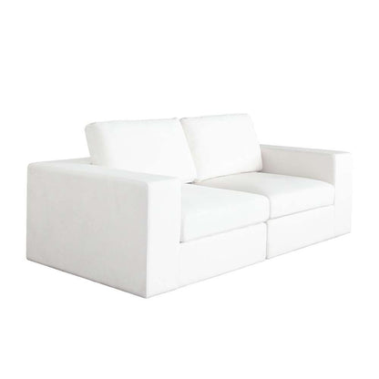 Diamond Sofa - Muse 2PC Modular Sofa in Mist White Performance Fabric - MUSE2SCWH veiw 7