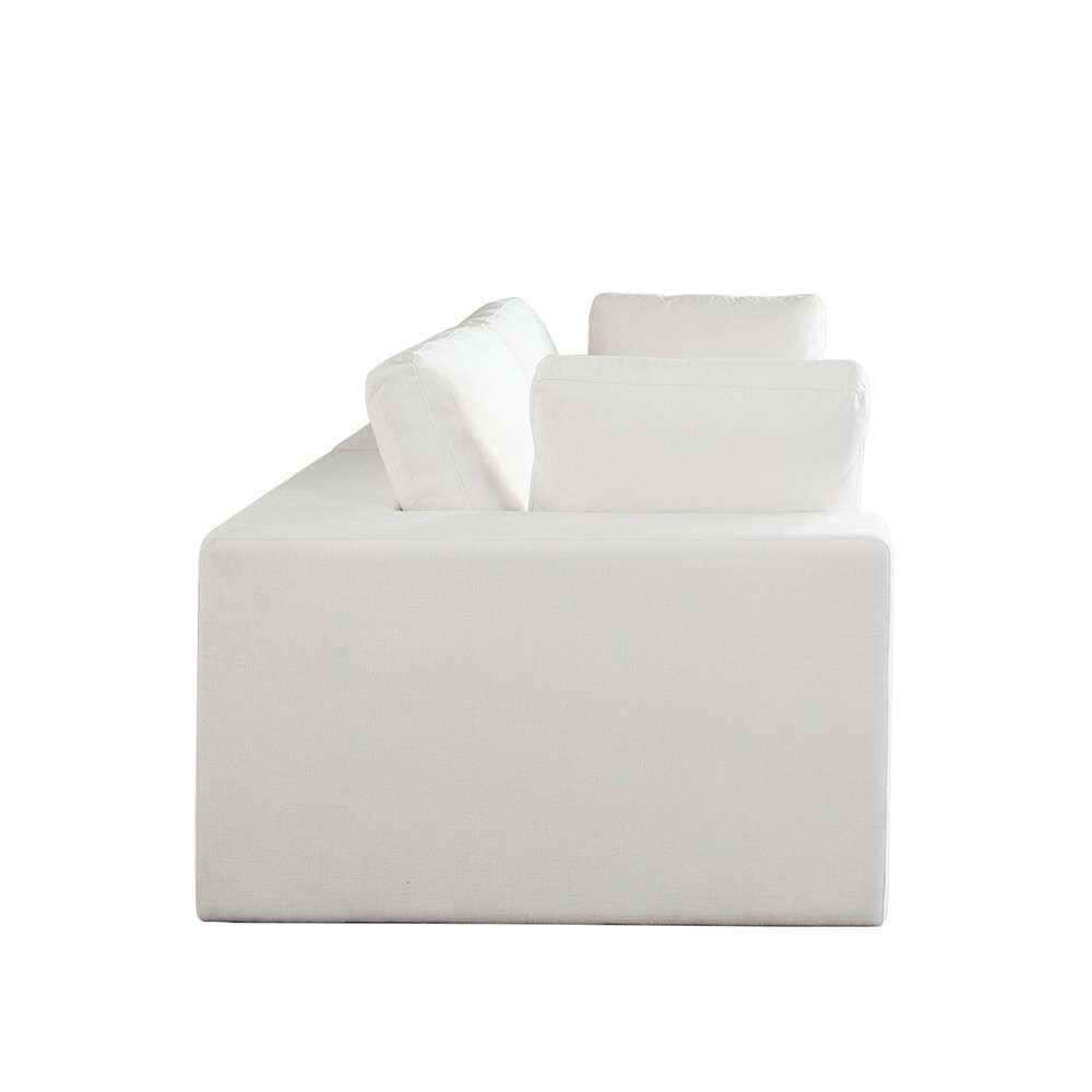 Diamond Sofa - Muse 2PC Modular Sofa in Mist White Performance Fabric - MUSE2SCWH veiw 8