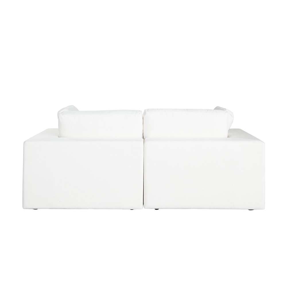 Diamond Sofa - Muse 2PC Modular Sofa in Mist White Performance Fabric - MUSE2SCWH veiw 10