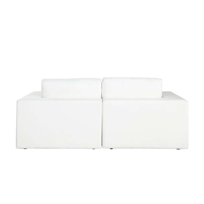 Diamond Sofa - Muse 2PC Modular Sofa in Mist White Performance Fabric - MUSE2SCWH veiw 11