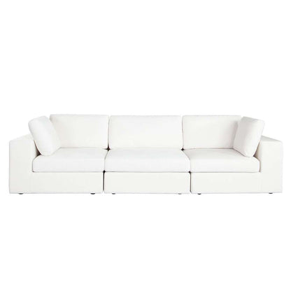 Diamond Sofa - Muse 3PC Modular Sofa in Mist White Performance Fabric - MUSE2SC1ACWH veiw 1