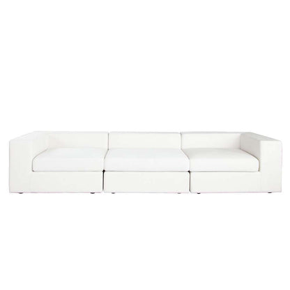 Diamond Sofa - Muse 3PC Modular Sofa in Mist White Performance Fabric - MUSE2SC1ACWH veiw 6