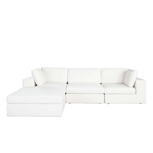 Diamond Sofa - Muse 4PC Modular Reversible Chaise Sectional in Mist White Performance Fabric - MUSE2SC1AC1OTWH veiw 2