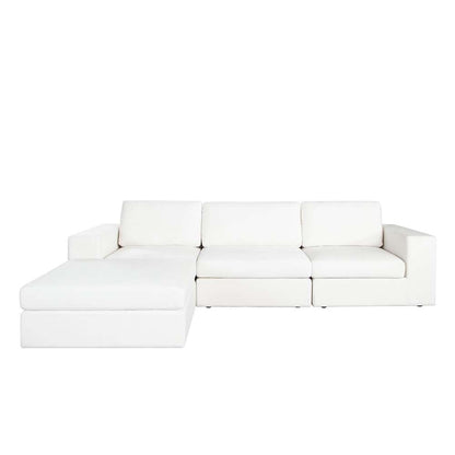 Diamond Sofa - Muse 4PC Modular Reversible Chaise Sectional in Mist White Performance Fabric - MUSE2SC1AC1OTWH veiw 6