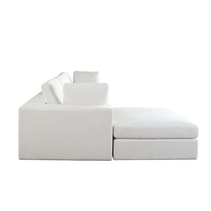 Diamond Sofa - Muse 4PC Modular Reversible Chaise Sectional in Mist White Performance Fabric - MUSE2SC1AC1OTWH veiw 10