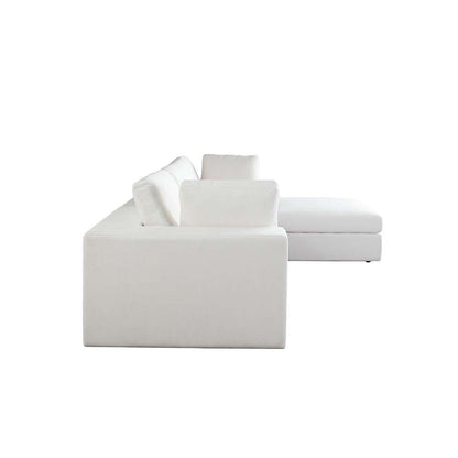 Diamond Sofa - Muse 4PC Modular Reversible Chaise Sectional in Mist White Performance Fabric - MUSE2SC1AC1OTWH veiw 11