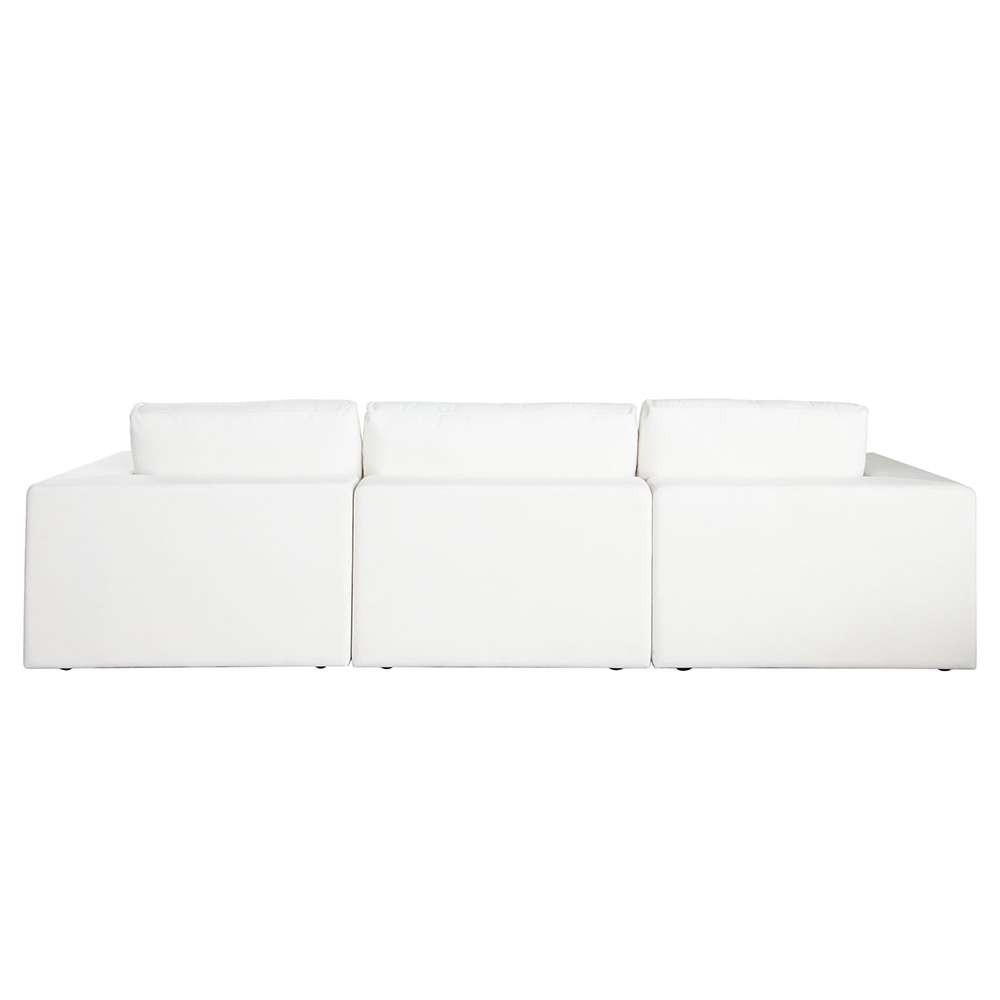 Diamond Sofa - Muse 4PC Modular Reversible Chaise Sectional in Mist White Performance Fabric - MUSE2SC1AC1OTWH veiw 13