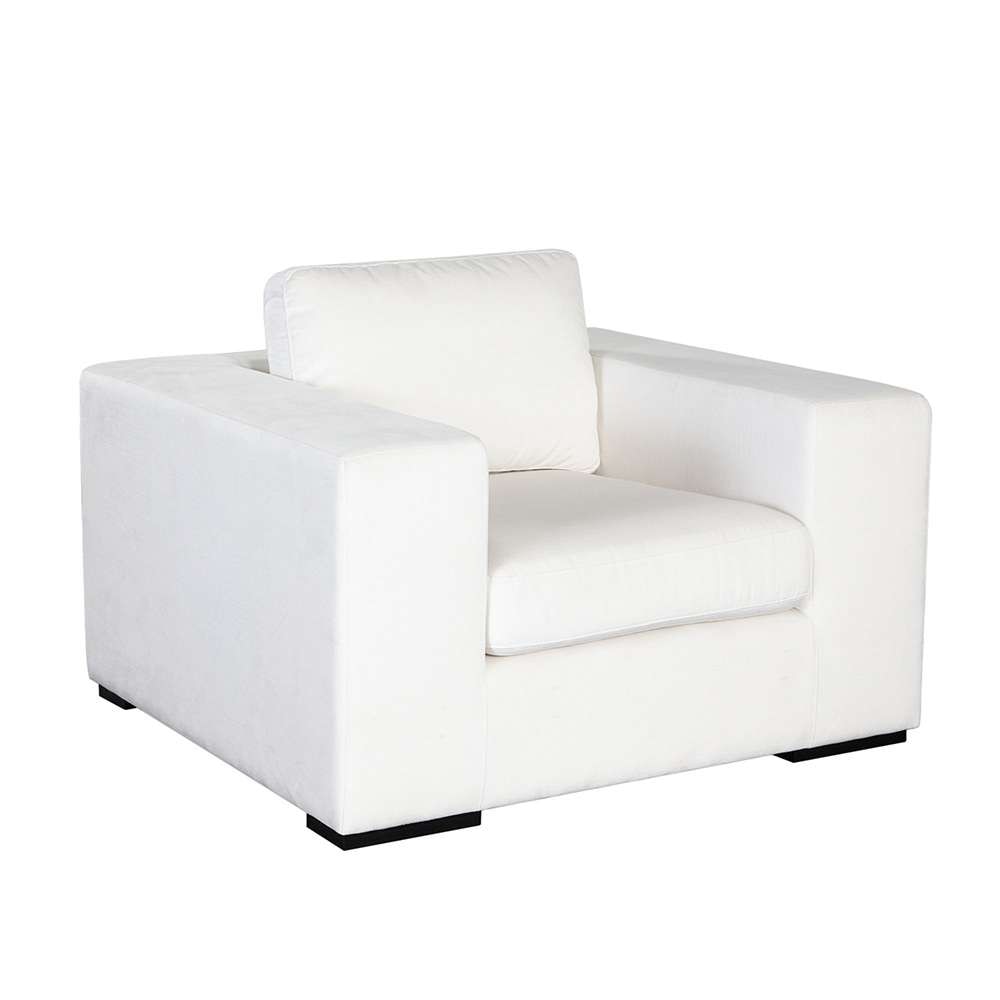Diamond Sofa - Muse Accent Chair in Mist White Performance Fabric - MUSECHWH veiw 2