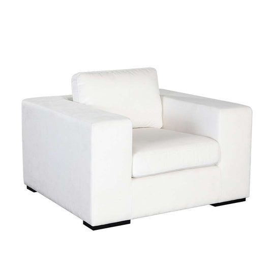 Diamond Sofa - Muse Accent Chair in Mist White Performance Fabric - MUSECHWH veiw 2