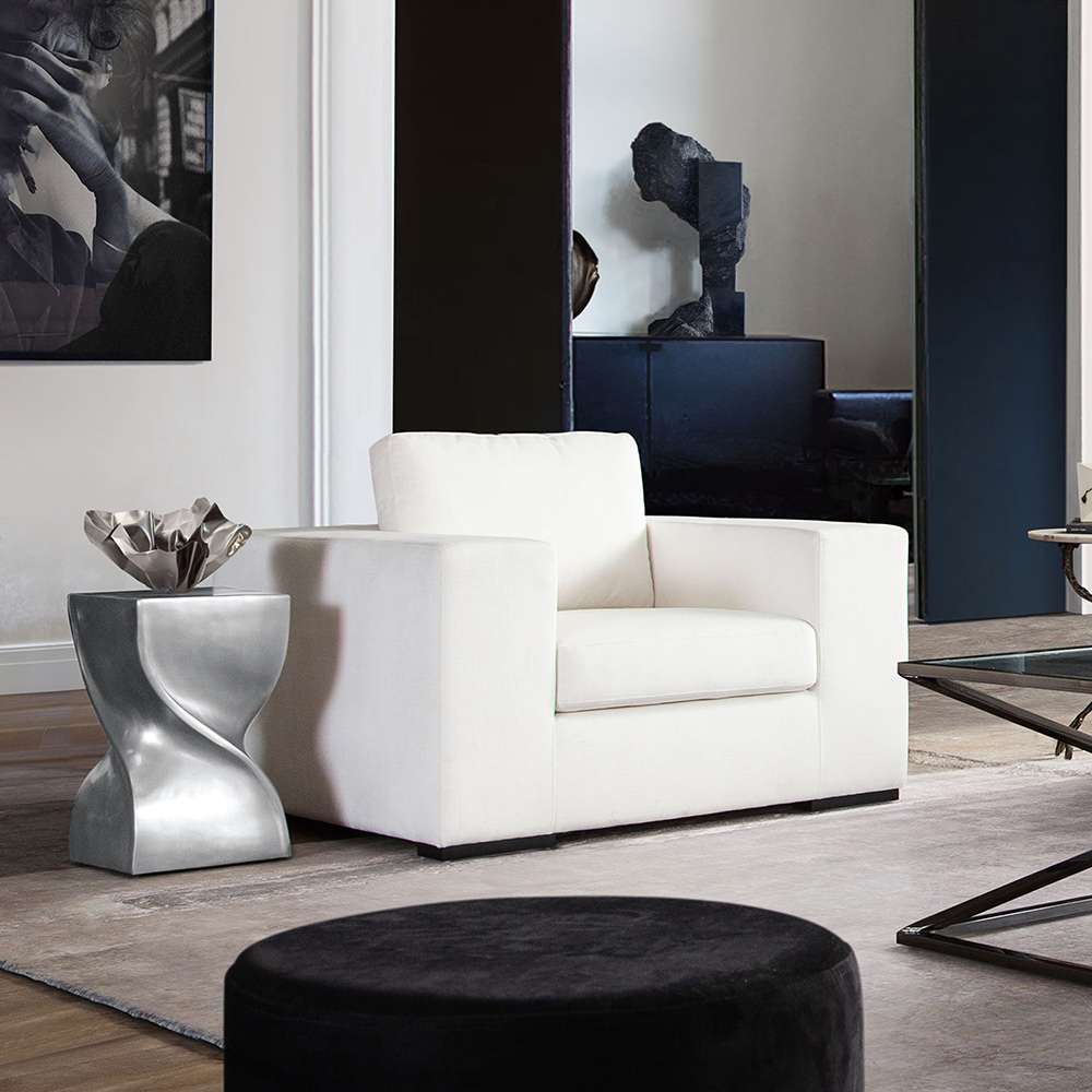 Diamond Sofa - Muse Accent Chair in Mist White Performance Fabric - MUSECHWH veiw 8