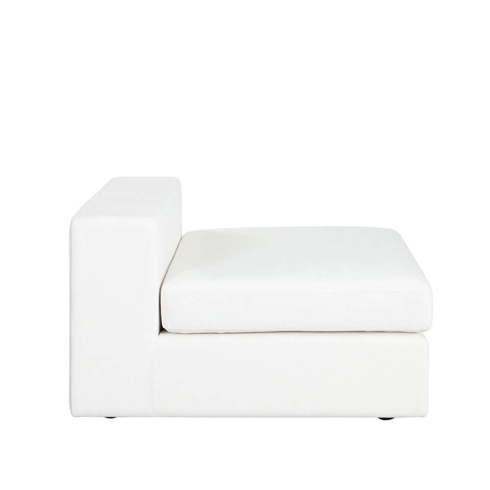 Diamond Sofa - Muse Armless Chair in Mist White Performance Fabric - MUSEACWH veiw 5