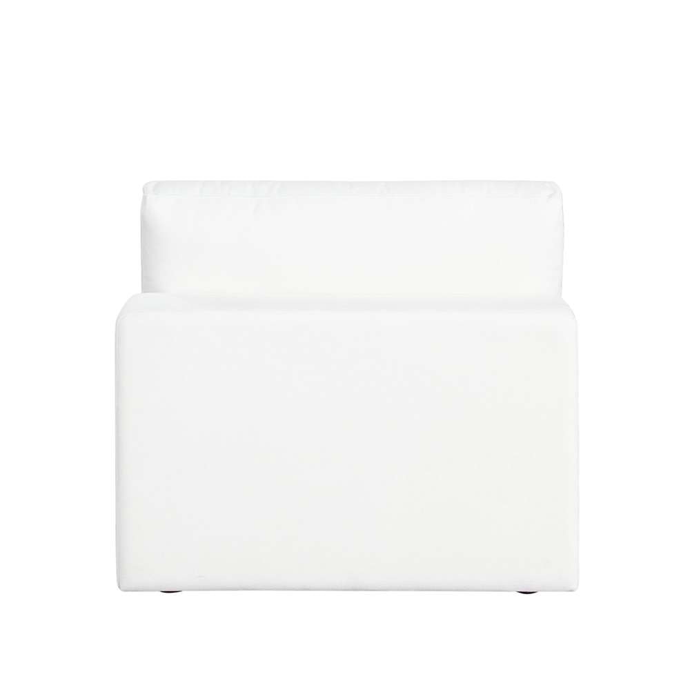 Diamond Sofa - Muse Armless Chair in Mist White Performance Fabric - MUSEACWH veiw 6