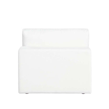 Diamond Sofa - Muse Armless Chair in Mist White Performance Fabric - MUSEACWH veiw 6