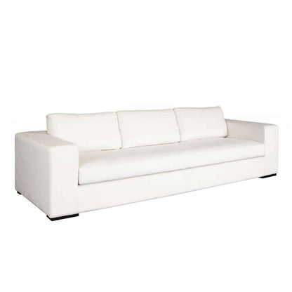 Diamond Sofa - Muse Sofa in Mist White Performance Fabric w/ (4) Black Accent Pillows - MUSESOWH veiw 7