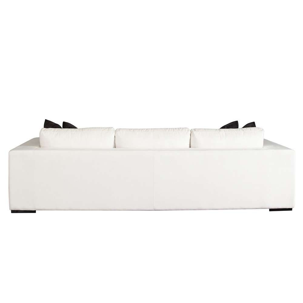 Diamond Sofa - Muse Sofa in Mist White Performance Fabric w/ (4) Black Accent Pillows - MUSESOWH veiw 9