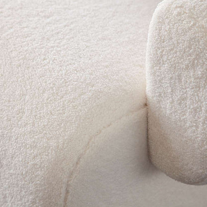 Diamond Sofa - Noa Accent Chair in Ivory Sherpa Fabric - NOACHIV veiw 7