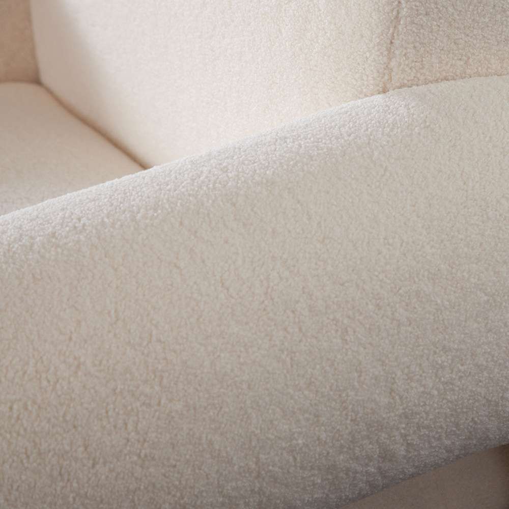 Diamond Sofa - Noa Accent Chair in Ivory Sherpa Fabric - NOACHIV veiw 8