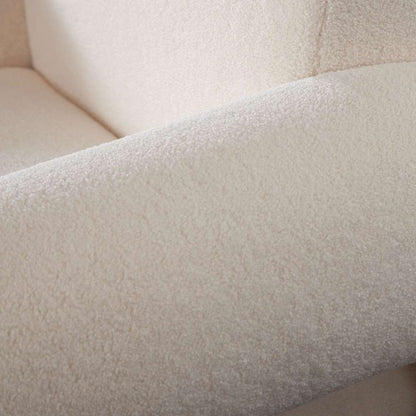 Diamond Sofa - Noa Accent Chair in Ivory Sherpa Fabric - NOACHIV veiw 8
