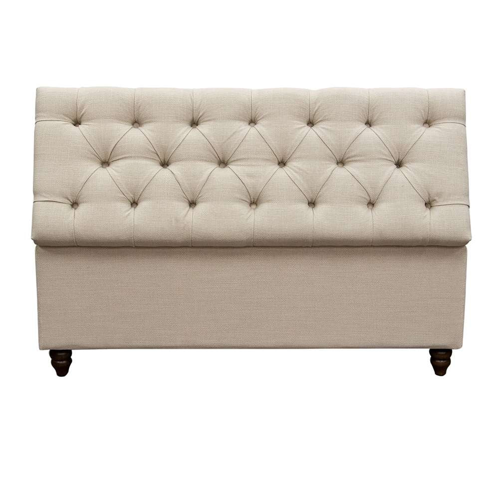 Diamond Sofa - Park Ave Tufted Lift-Top Storage Trunk - Desert Sand Linen - PARKAVETRSD veiw 8