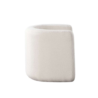 Diamond Sofa - Pulse Accent Chair in Ivory Boucle Fabric - PULSECHIV_CLOSEOUT veiw 5
