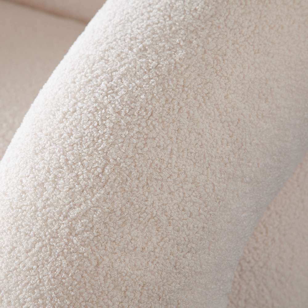 Diamond Sofa - Quantum Swivel Accent Chair in Ivory Sherpa - QUANTUMCHIV veiw 3