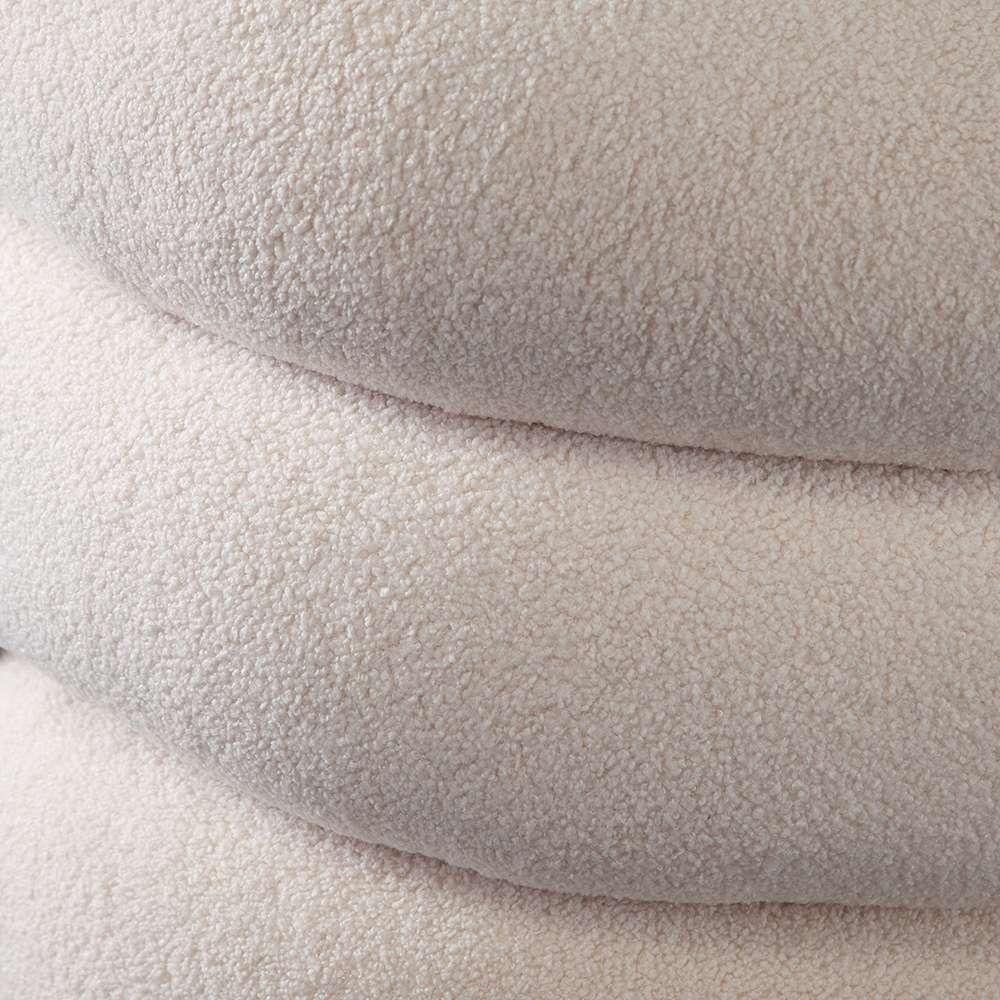 Diamond Sofa - Quantum Swivel Accent Chair in Ivory Sherpa - QUANTUMCHIV veiw 4