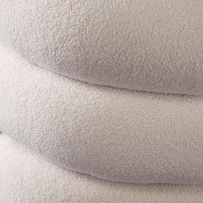 Diamond Sofa - Quantum Swivel Accent Chair in Ivory Sherpa - QUANTUMCHIV veiw 4