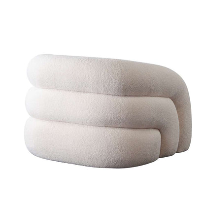 Diamond Sofa - Quantum Swivel Accent Chair in Ivory Sherpa - QUANTUMCHIV veiw 10